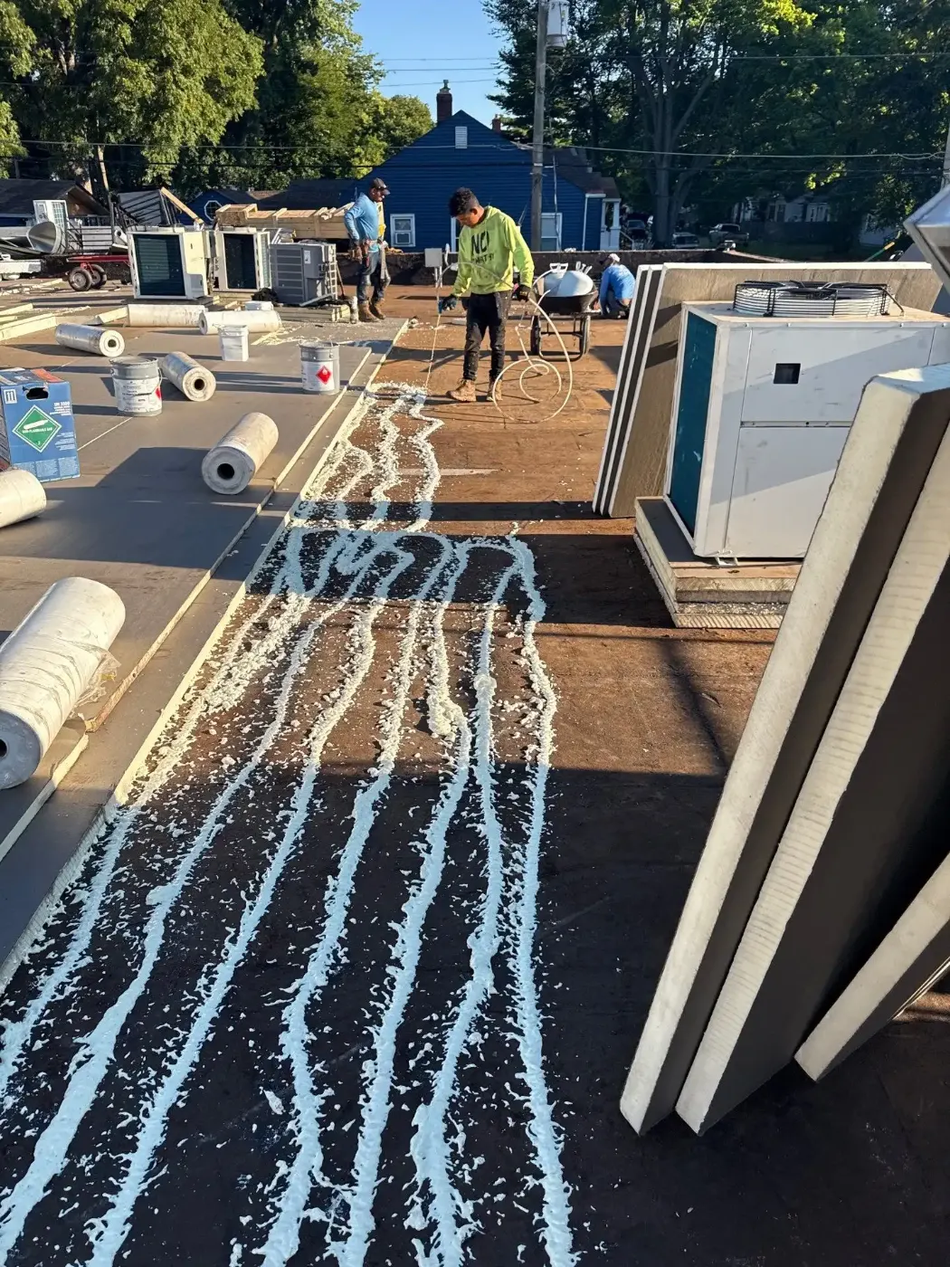 Membrane repair completed in Old Northside